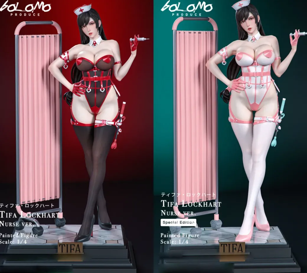 1/4 Scale Nurse Ver. Tifa Lockheart - (FF7) Final Fantasy VII Resin Statue - Bolomo Studio