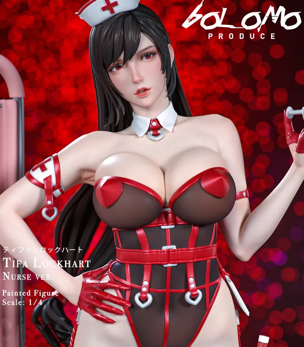 1/4 Scale Nurse Ver. Tifa Lockheart - (FF7) Final Fantasy VII Resin Statue - Bolomo Studio