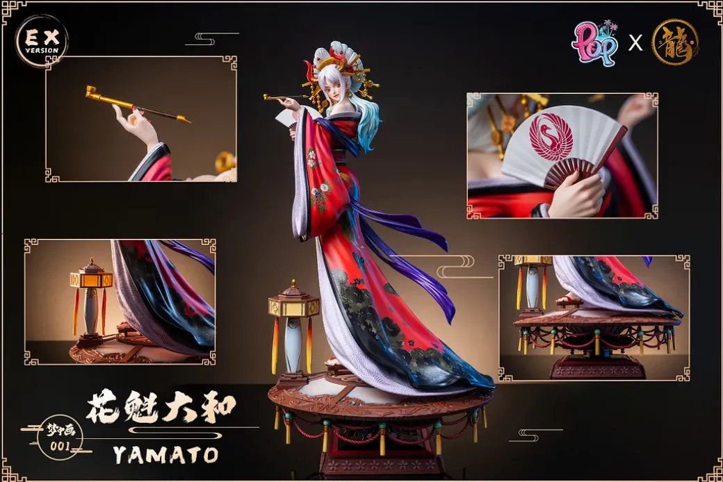 1/6 Scale Oiran Yamato & Kozuki Hiyori with LED - ONE PIECE Resin Statue - Dragon Studios