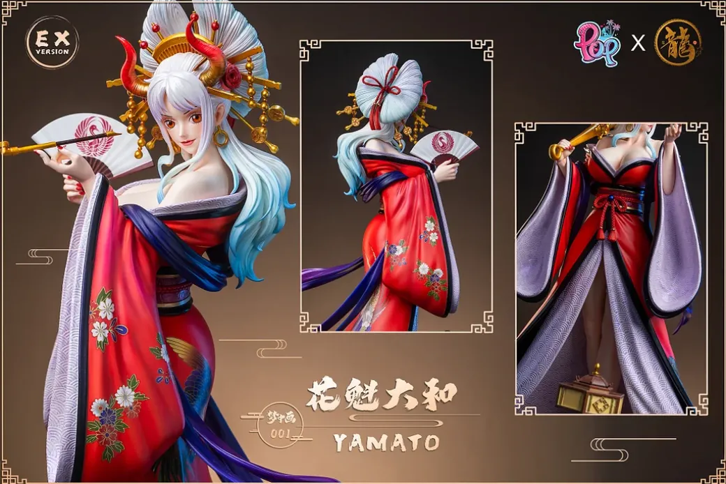 1/6 Scale Oiran Yamato & Kozuki Hiyori with LED - ONE PIECE Resin Statue - Dragon Studios