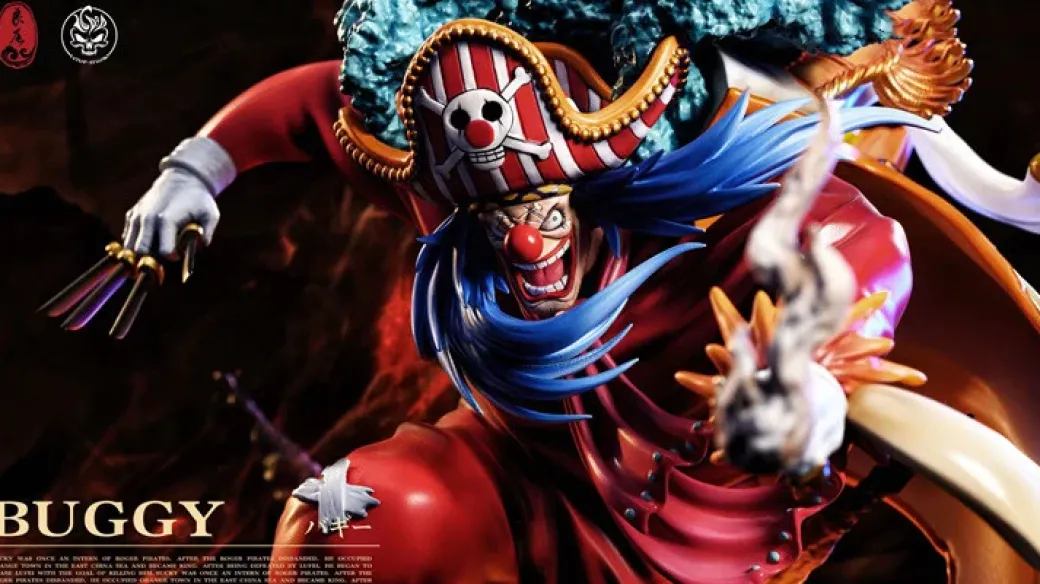1/7 Scale Old & New Four Emperors Series Buggy the Star Clown with LED - ONE PIECE Resin Statue - LC-Studios