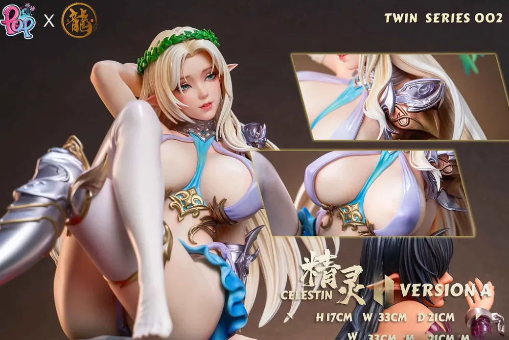 1/4 Scale Olga Discordia & Celestine Lucullus - Mahou Kaiju Series Resin Statue - Dragon Studios