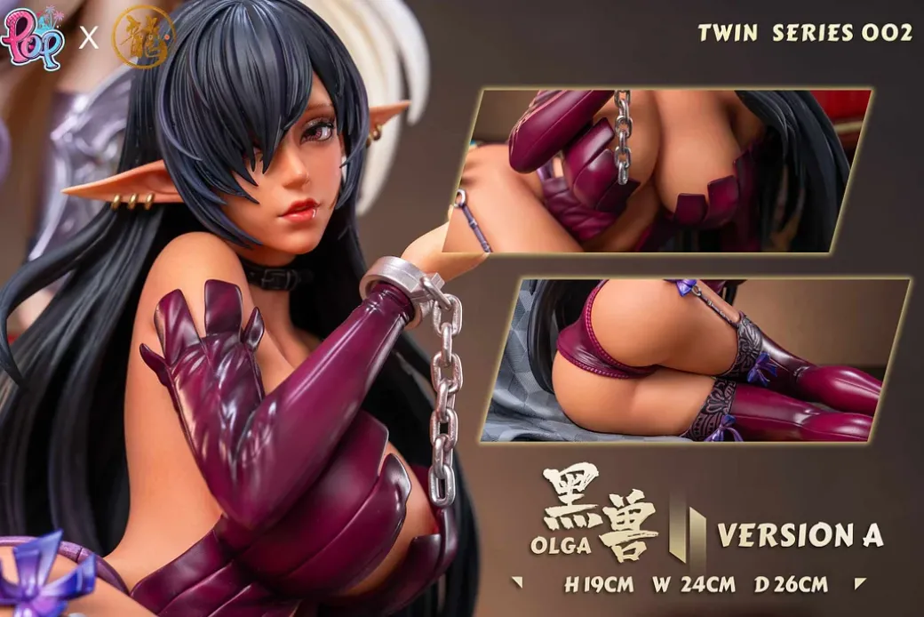 1/4 Scale Olga Discordia & Celestine Lucullus - Mahou Kaiju Series Resin Statue - Dragon Studios