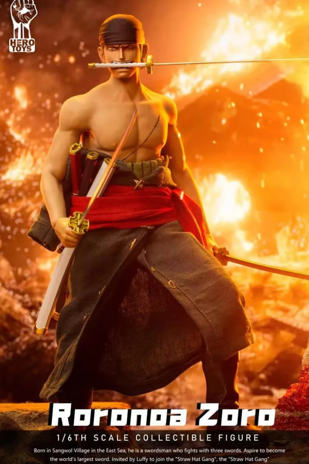 1/6 Scale OP Series 001 Movable Roronoa Zoro - ONE PIECE Statue - Hero Toys