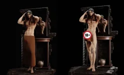 1/6 Scale Out of the Bath Eren Yeager - Attack On Titan Statue - BANANA Studio