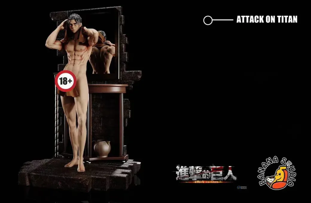1/6 Scale Out of the Bath Eren Yeager - Attack On Titan Statue - BANANA Studio