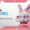1/1 Scale Poke Ball Series 007 Sylveon Poke Ball - Pokemon Resin Statue - Wing Studio