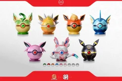1/1 Scale Poke Ball Series 007 Sylveon Poke Ball - Pokemon Resin Statue - Wing Studio