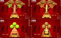 1/10 Scale Pokemon Lucky Series Fortune Sudowoodo & Fortune Bonsly - Pokemon Resin Statue - LIBRA Studios