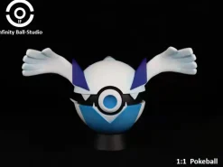 1/1 Scale Pokemon Style Poké Ball Series Lugia - Pokemon Resin Statue - Infinity Ball-Studio