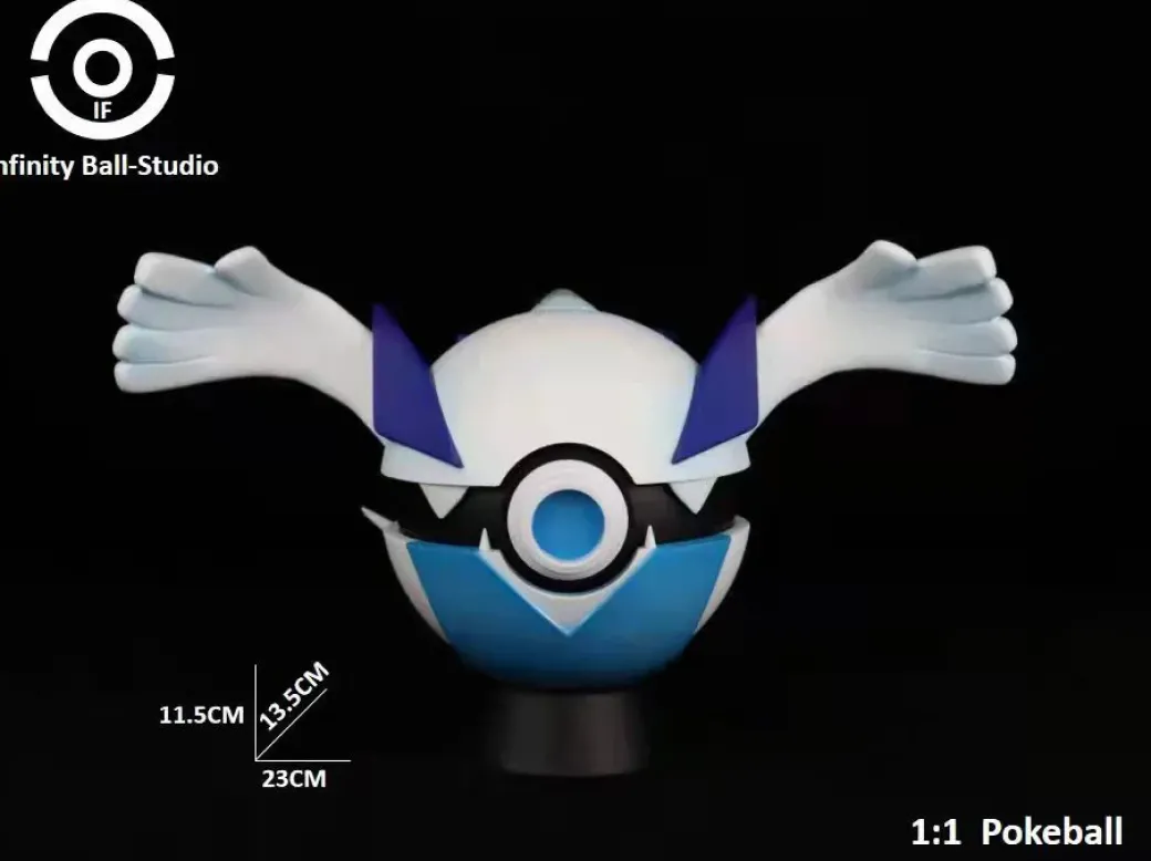 1/1 Scale Pokemon Style Poké Ball Series Lugia - Pokemon Resin Statue - Infinity Ball-Studio
