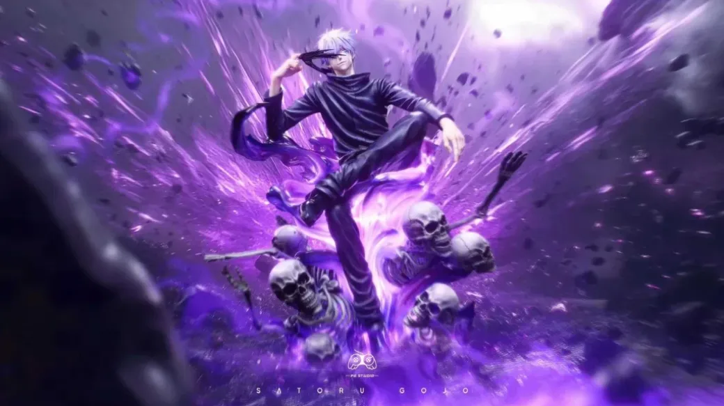 1/6 Scale Prison Realm Satoru Gojo with LED - Jujutsu Kaisen Resin Statue - PG Studio
