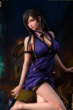 1/4 Scale Purple Dress Ver. Tifa Lockhart - (FF7) Final Fantasy VII Resin Statue - Hunter Fan Studios