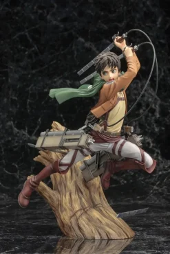 1/8 Scale PV151 Artfx J Series Eren Yeager - Attack on Titan Official Statue - Kotobukiya