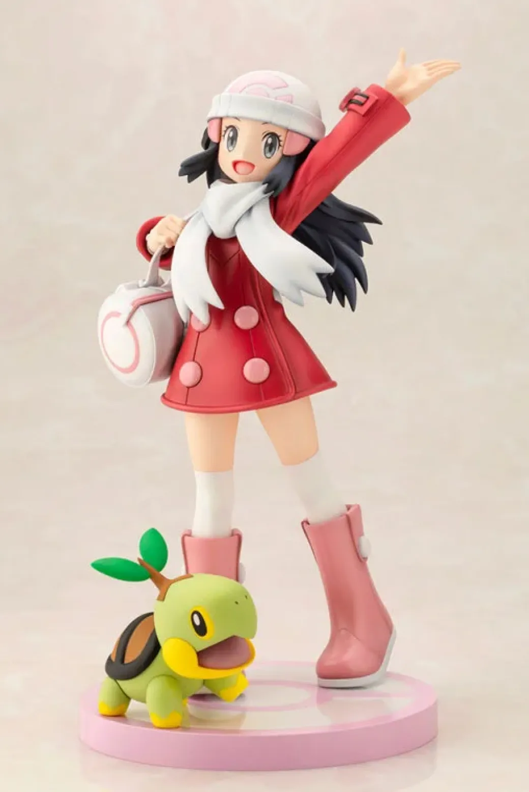 1/8 Scale PV066 Dawn & Turtwig - Pokemon Official Statue - Kotobukiya