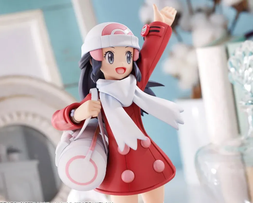 1/8 Scale PV066 Dawn & Turtwig - Pokemon Official Statue - Kotobukiya