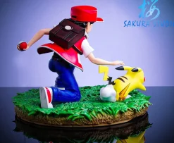 1/6 Scale Red & Pikachu - Pokemon Resin Statue - SAKURA Studio