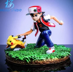 1/6 Scale Red & Pikachu - Pokemon Resin Statue - SAKURA Studio