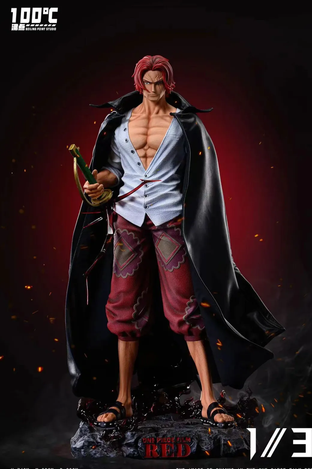 1/3 Scale Red Hair Pirates Shanks - ONE PIECE Resin Statue - Boiling Point Studio