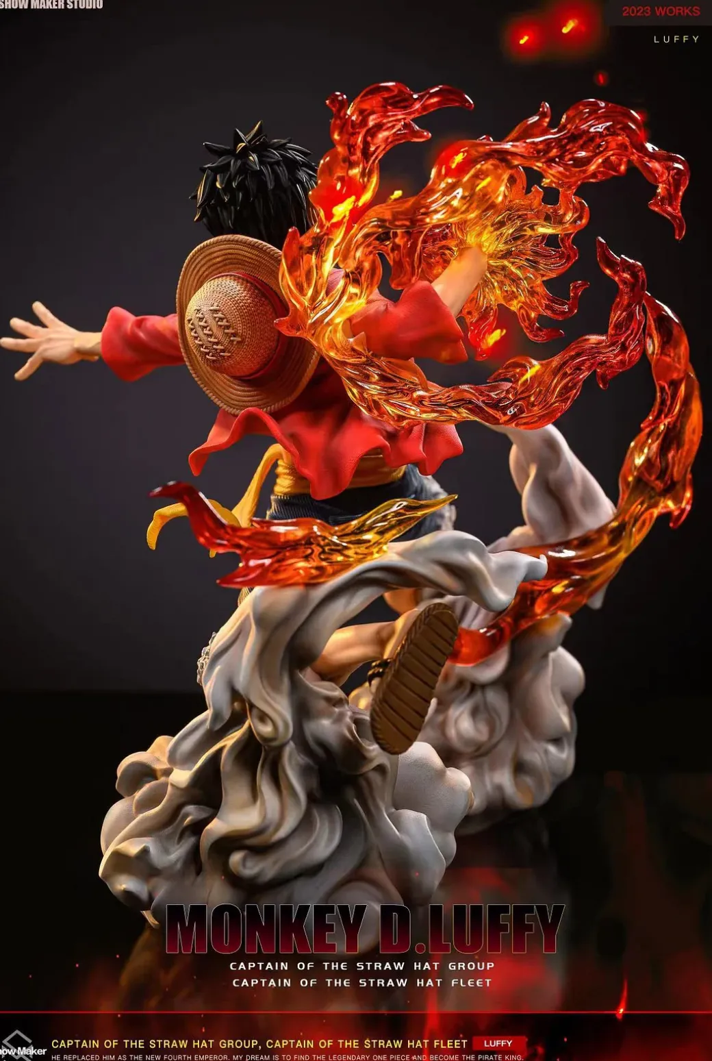 1/6 Scale Red Hawk Monkey D. Luffy - ONE PIECE Resin Statue - ShowMaker Studios
