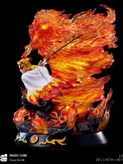 1/6 Scale Rengoku Kyoujurou Rengoku with LED - Demon Slayer: Kimetsu no Yaiba Resin Statue - Magic Cube Studios