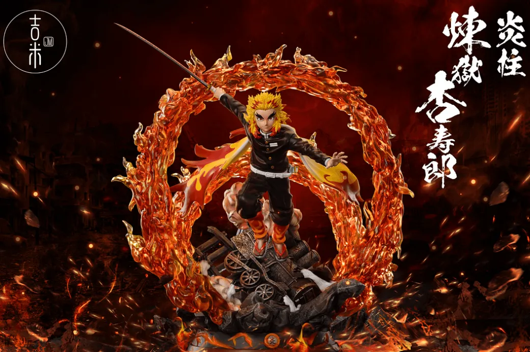 1/6 Scale Rengoku Kyoujurou with LED - Demon Slayer: Kimetsu no Yaiba Resin Statue - JM Studios