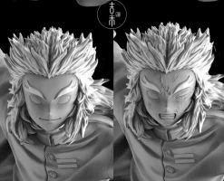 1/6 Scale Rengoku Kyoujurou with LED - Demon Slayer: Kimetsu no Yaiba Resin Statue - JM Studios