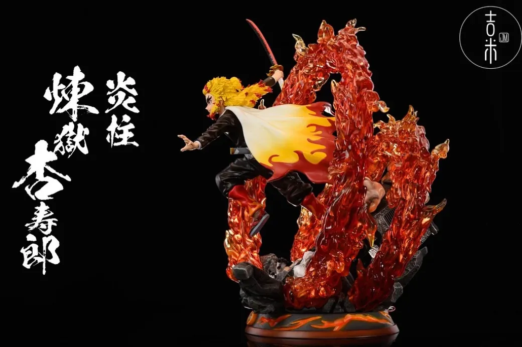 1/6 Scale Rengoku Kyoujurou with LED - Demon Slayer: Kimetsu no Yaiba Resin Statue - JM Studios