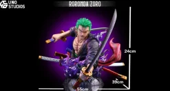1/4 Scale Roronoa Zoro Bust Statue - ONE PIECE Resin Statue - UNO Studio