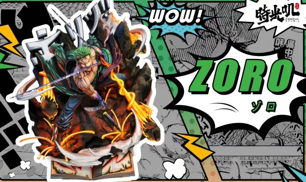1/6 Scale Roronoa Zoro Remake - ONE PIECE Resin Statue - Champion Studios