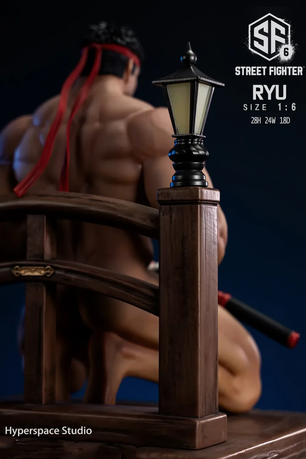 1/6 Scale Ryu with LED - Street Fighter Resin Statue - Hyperspace Studios