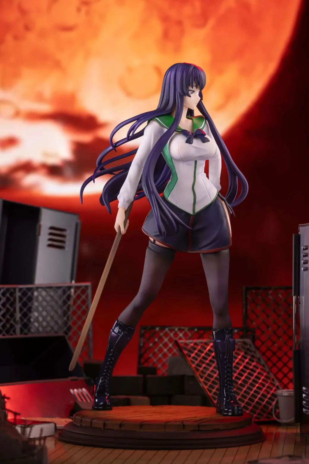 1/6 Scale Saeko Busujima - Highschool of the Dead Statue - Green Tea Studio