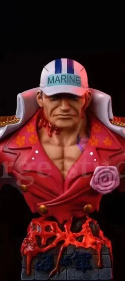 1/4 Scale Sakazuki, Borsalino & Kuzan Bust Statue with LED - ONE PIECE Resin Statue - SURGE Studios