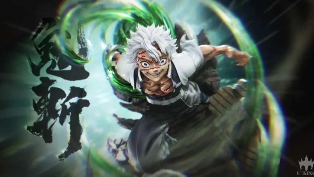 1/6 Scale Sanemi Shinazugawa - Demon Slayer: Kimetsu no Yaiba Resin Statue - U-KING Studios