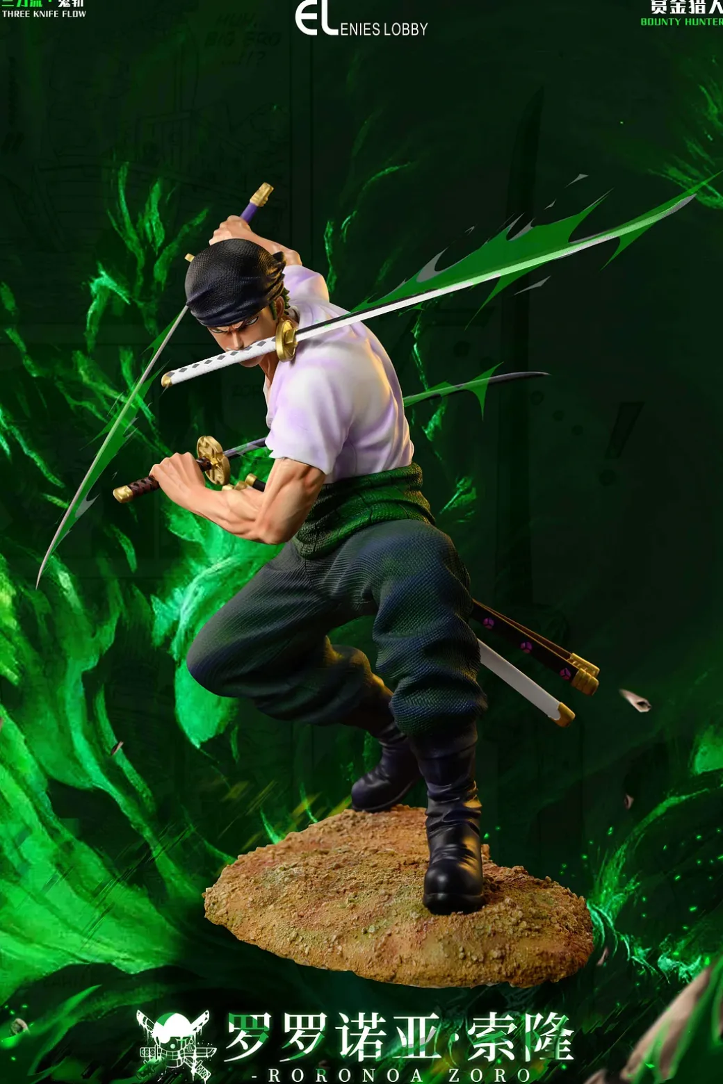 1/6 Scale Santoryu Roronoa Zoro - ONE PIECE Resin Statue - Enies Lobby Studios