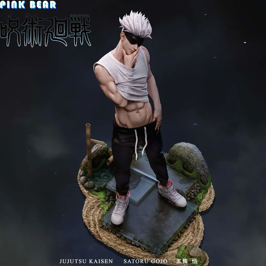 1/6 Scale Satoru Gojo - Jujutsu Kaisen Resin Statue - Pink Bear Studio
