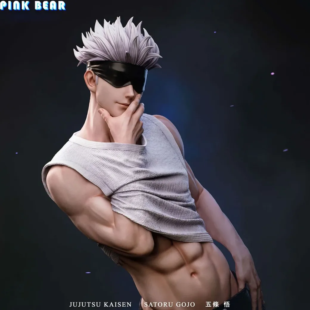 1/6 Scale Satoru Gojo - Jujutsu Kaisen Resin Statue - Pink Bear Studio