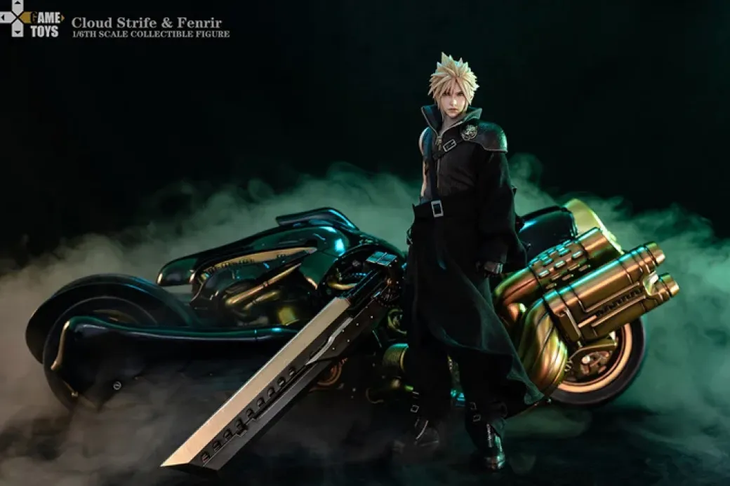 1/6 Scale Sction Figure AC ver. Cloud Strife - (FF7) Final Fantasy VII Statue - GAMETOYS