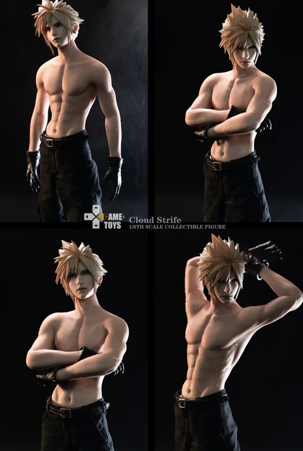 1/6 Scale Sction Figure AC ver. Cloud Strife - (FF7) Final Fantasy VII Statue - GAMETOYS