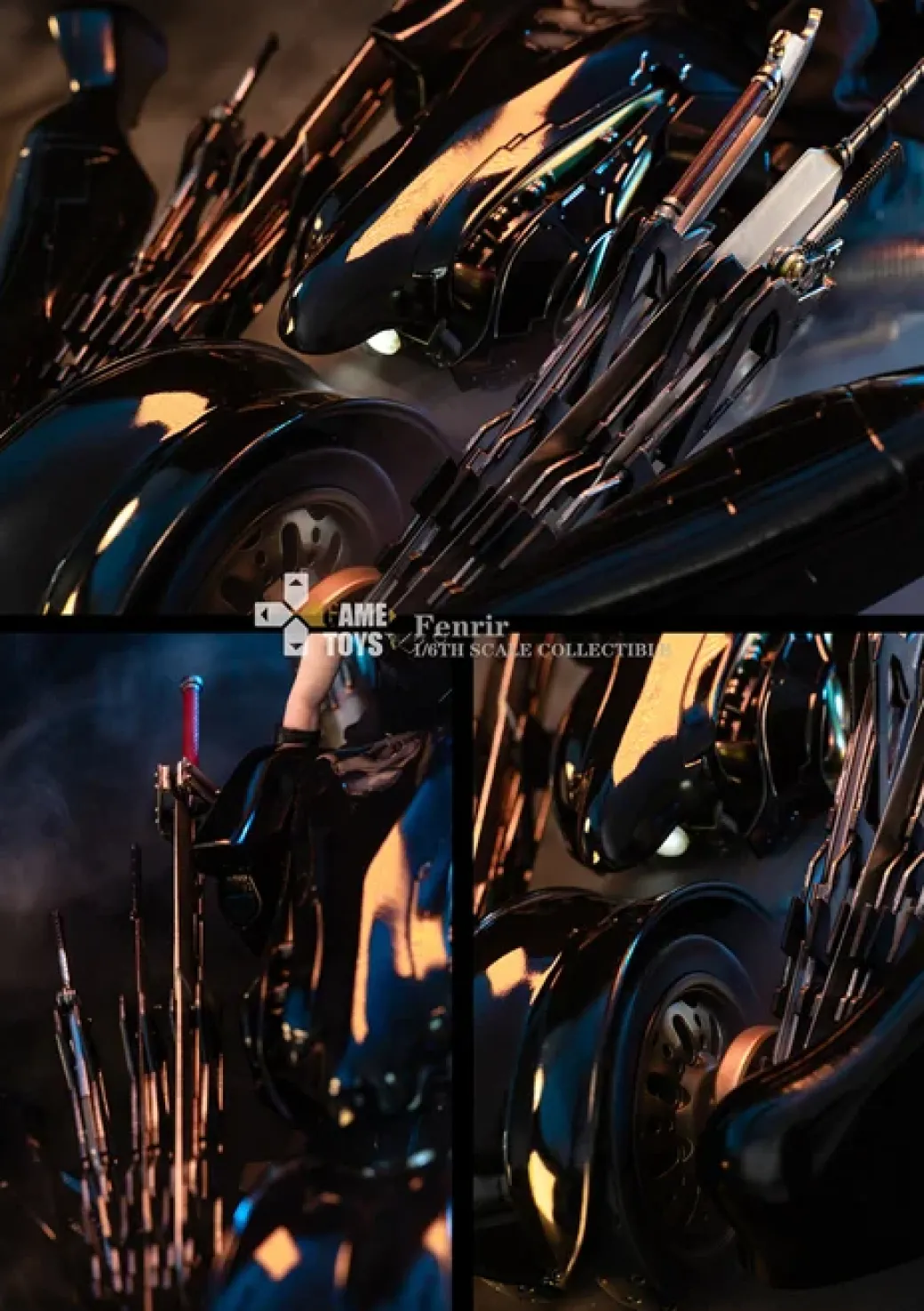 1/6 Scale Sction Figure AC ver. Cloud Strife - (FF7) Final Fantasy VII Statue - GAMETOYS