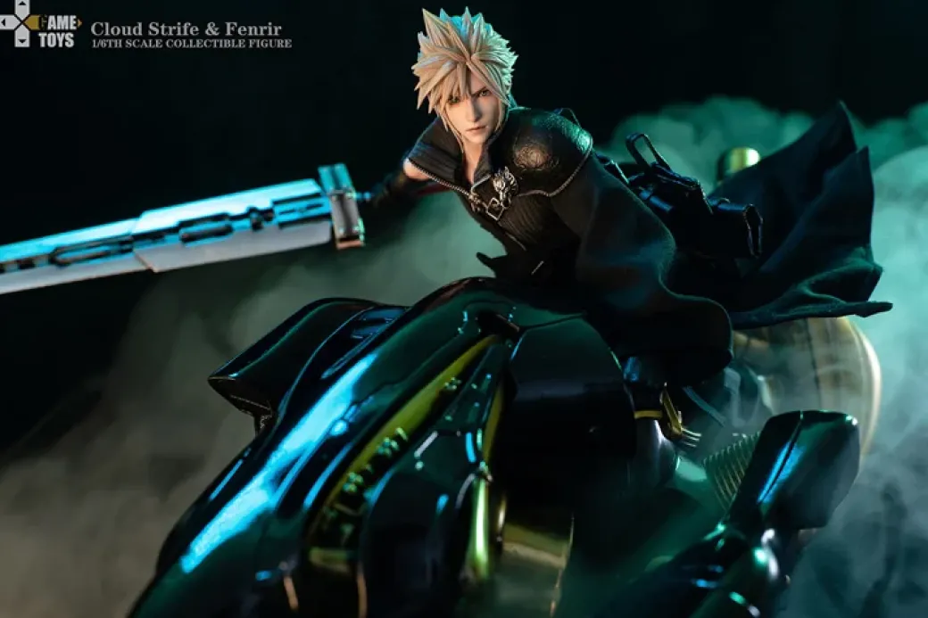 1/6 Scale Sction Figure AC ver. Cloud Strife - (FF7) Final Fantasy VII Statue - GAMETOYS