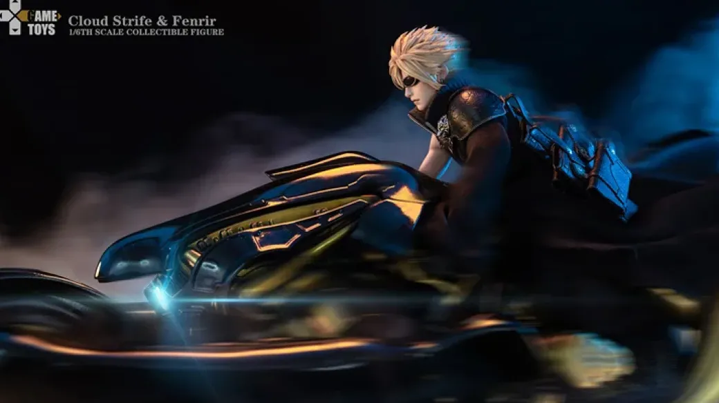 1/6 Scale Sction Figure AC ver. Cloud Strife - (FF7) Final Fantasy VII Statue - GAMETOYS