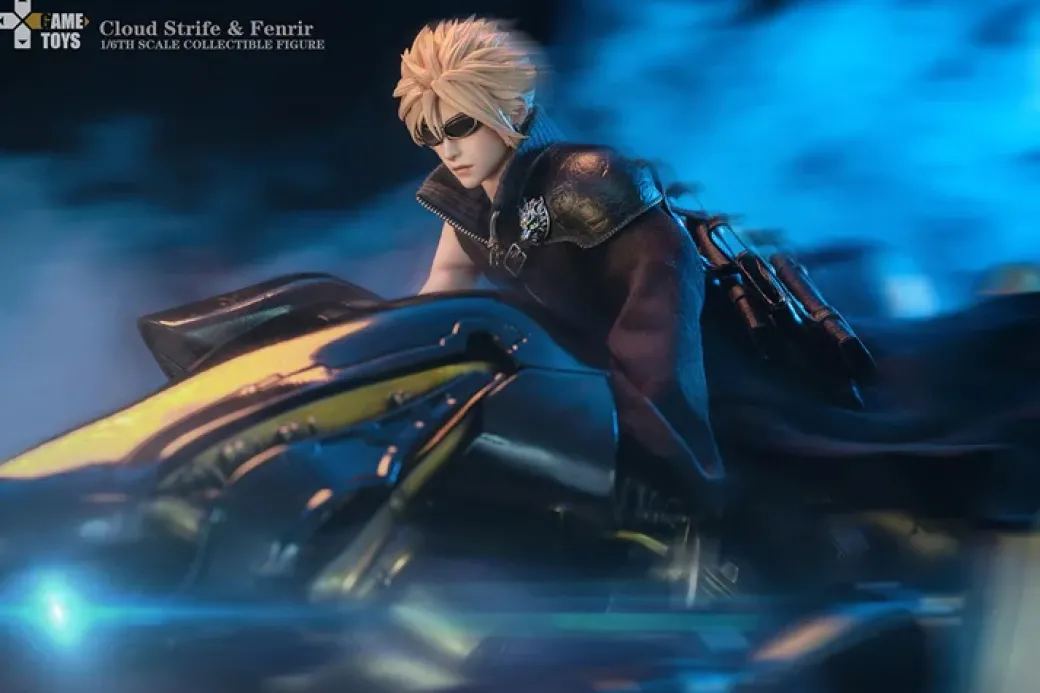 1/6 Scale Sction Figure AC ver. Cloud Strife - (FF7) Final Fantasy VII Statue - GAMETOYS