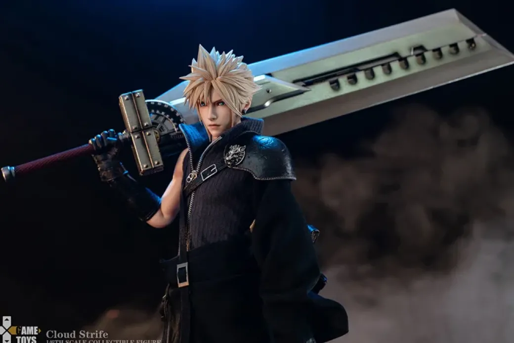 1/6 Scale Sction Figure AC ver. Cloud Strife - (FF7) Final Fantasy VII Statue - GAMETOYS