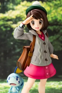 1/8 Scale Second Edition Artfx J Series PV228 Gloria & Sobble - Pokemon Official Statue - Kotobukiya