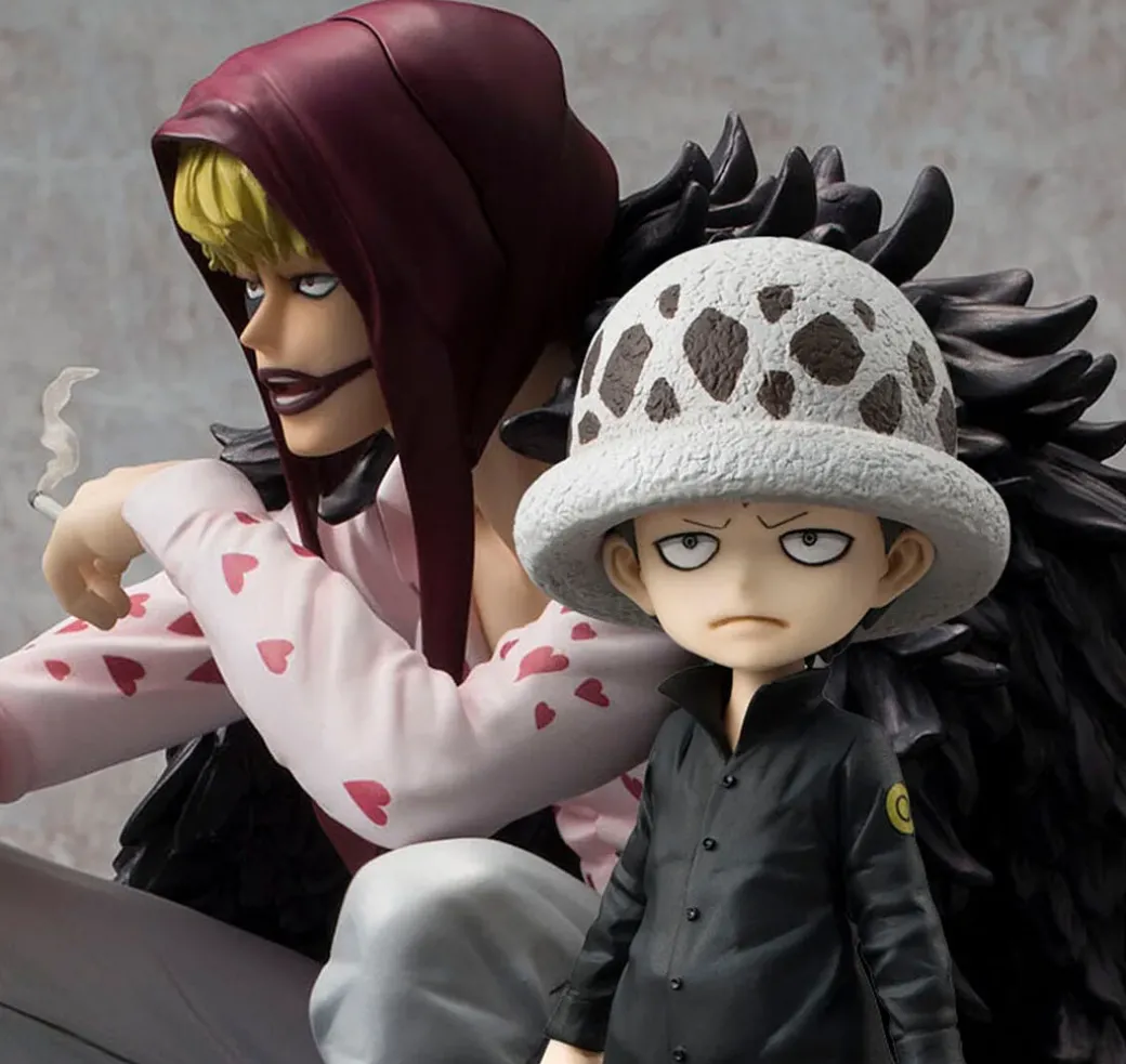 1/8 Scale Second Edition Donquixote Rosinante & Childhood Trafalgar D. Water Law - ONE PIECE Official Statue - MegaHouse
