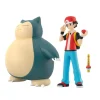 1/20 Scale Second Edition World Zukan Kanto Region Red & Snorlax & Poké Flute - Pokemon Official Statue - BANDAI SHOKUGAN