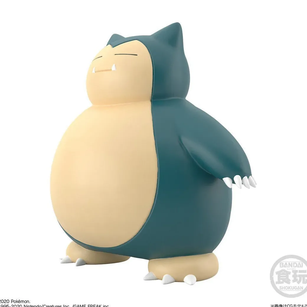 1/20 Scale Second Edition World Zukan Kanto Region Red & Snorlax & Poké Flute - Pokemon Official Statue - BANDAI SHOKUGAN