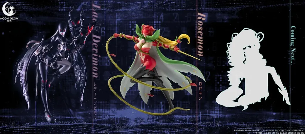 1/8 Scale Sexy Digimon Series Rosemon/ Rosemon Burst Mode - Digimon Resin Statue - Moon Glow Studio