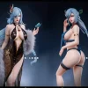 1/4 Scale Shenhe - Genshin Impact Resin Statue - Honey Peach Studios